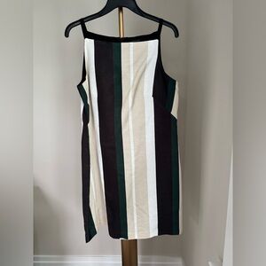 Ann Taylor Black and White Sheath Mini Dress